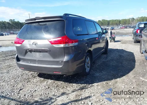 2013 Toyota Sienna Le V6 8 Passenger из США, поврежденный, VIN 5TDKK3DC8DS293366